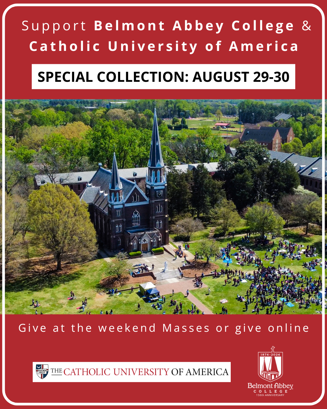 Special collection for Belmont Abbey College & Catholic University of America